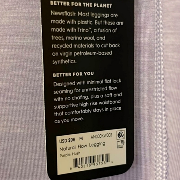*NWT* Allbirds Natural Flow Legging - Picture 4 of 11